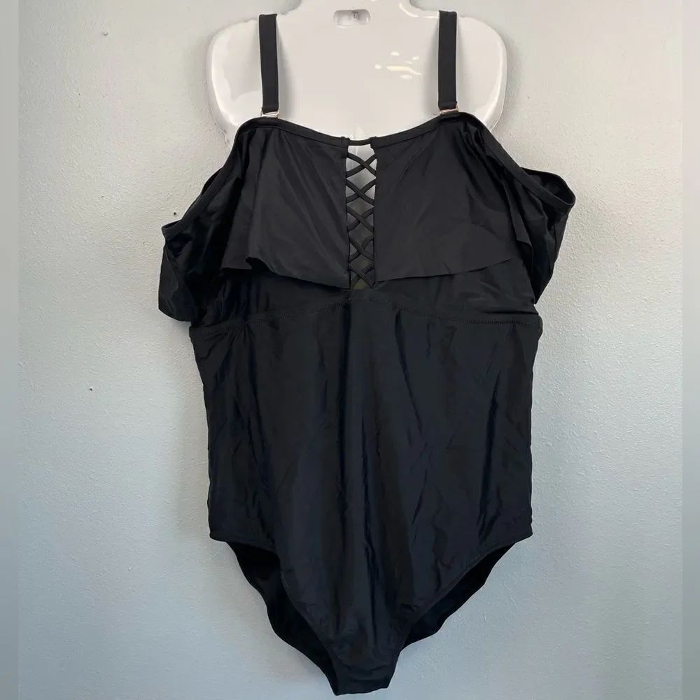 NWT Raisins One Piece Swim Suit Size 24W